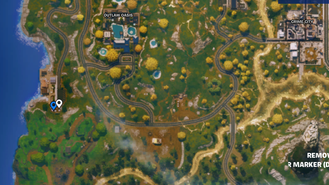 Fortnite Chapter 6 Season 3 best landing spots marked on the map.