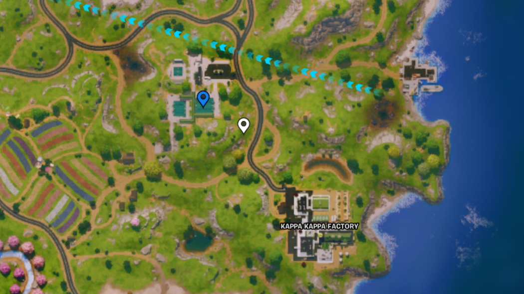 Fortnite Chapter 6 Season 3 best landing spots marked on the map.