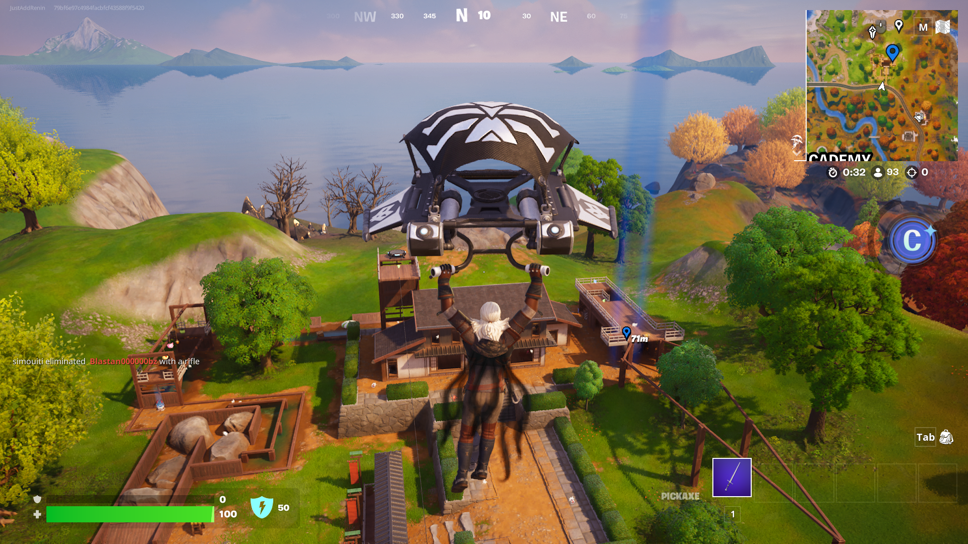 Fortnite Chapter 6 Season 3 best landing spots marked on the map.