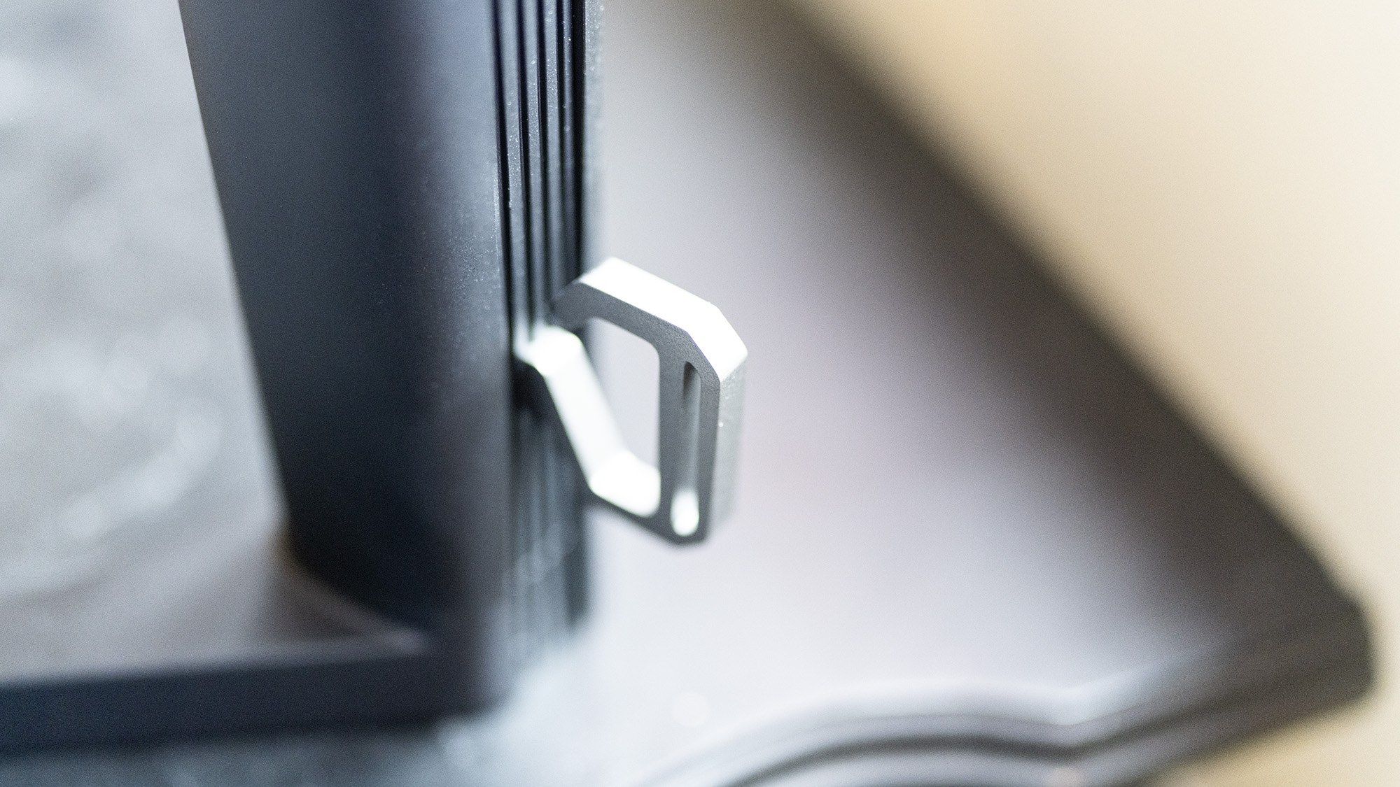 An Acer Predator X32X gaming monitor set up on a desk.