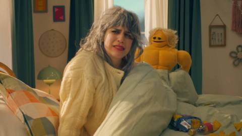 Ashly Burch gets into bed with puppets to talk about mental health