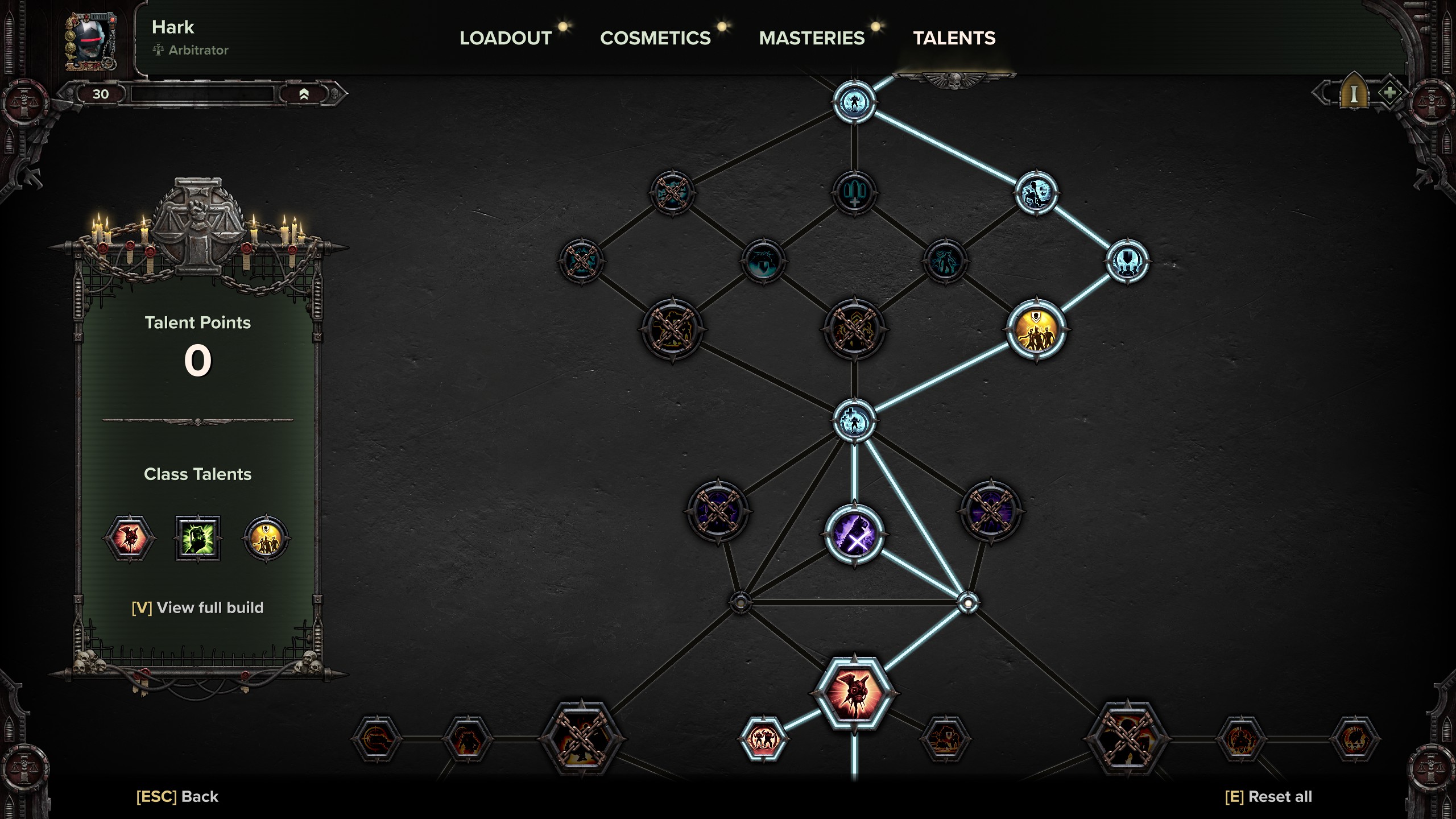 Darktide Arbites build - Second talent section