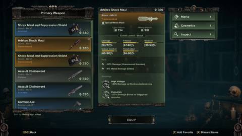 Best Arbites build in Warhammer 40K: Darktide