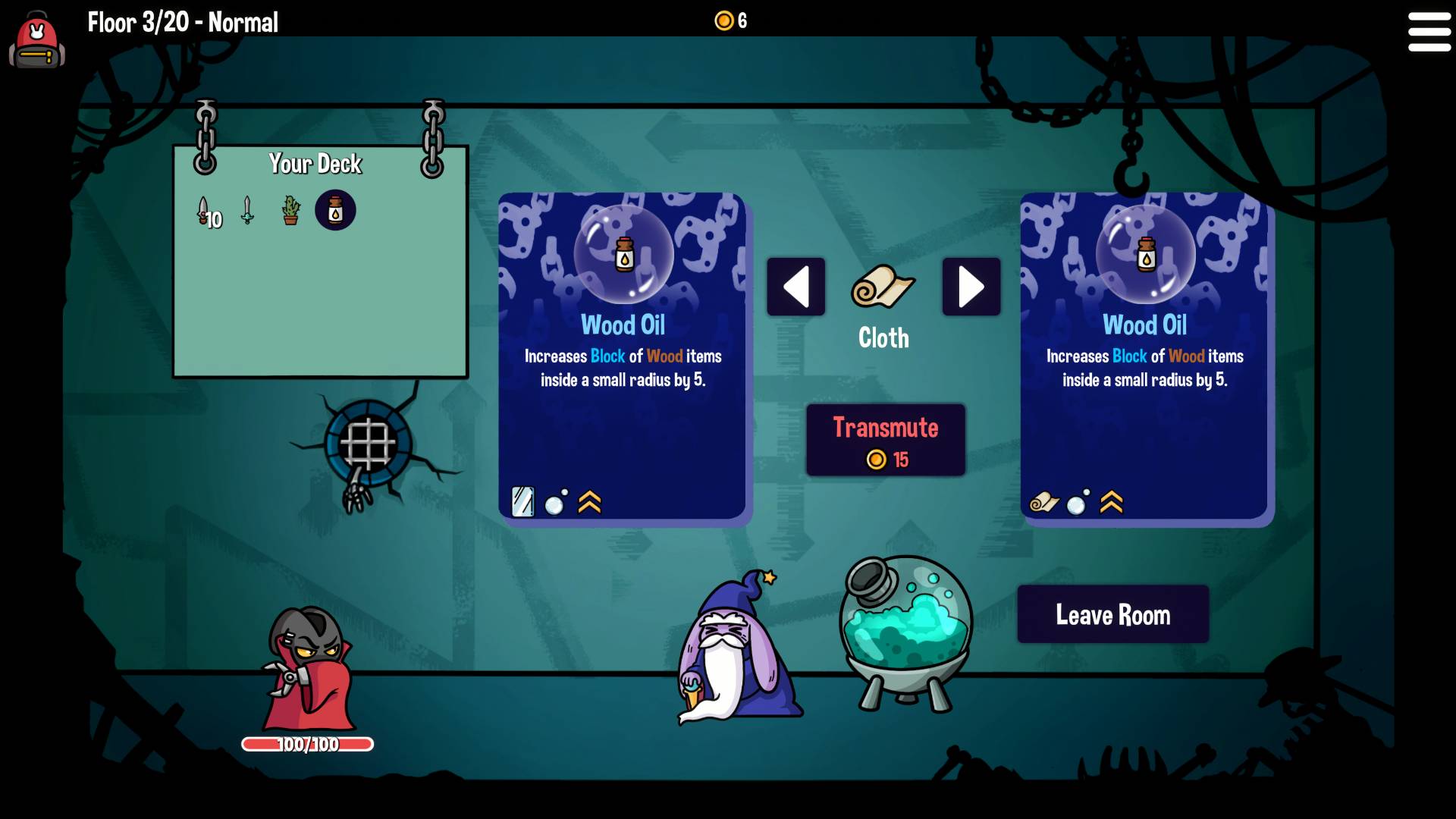 The vampiric Count Clawcula, a bunny in a red cloak, visits a bunny who is a bearded wizard to transmute his items. The vampiric Count Clawcula, a bunny in a red cloak, visits a bunny who is a bearded wizard to transmute his items.