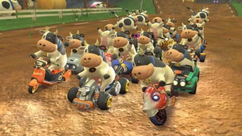 Cows are taking over Mario Kart World