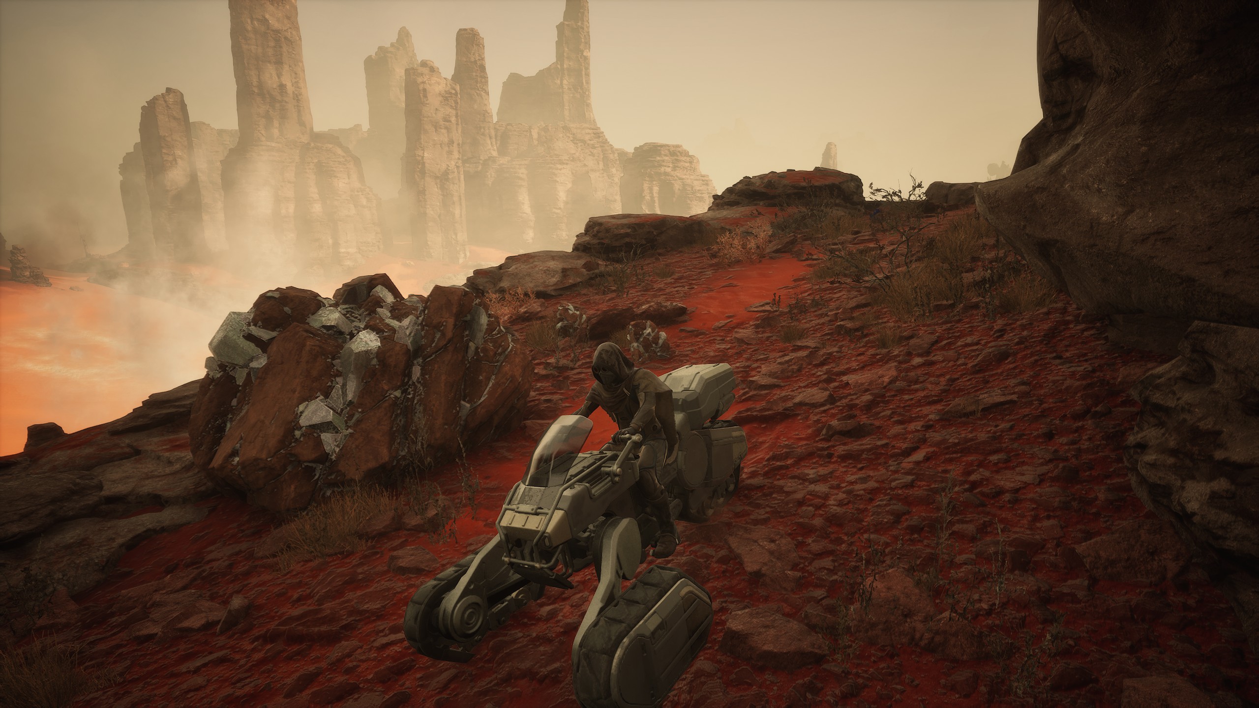 Dune: Awakening iron and Sandbike