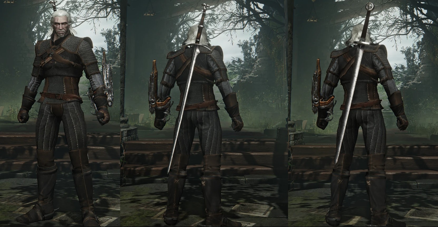 Geralt of Rivia Skin in Elden Ring Nightreign