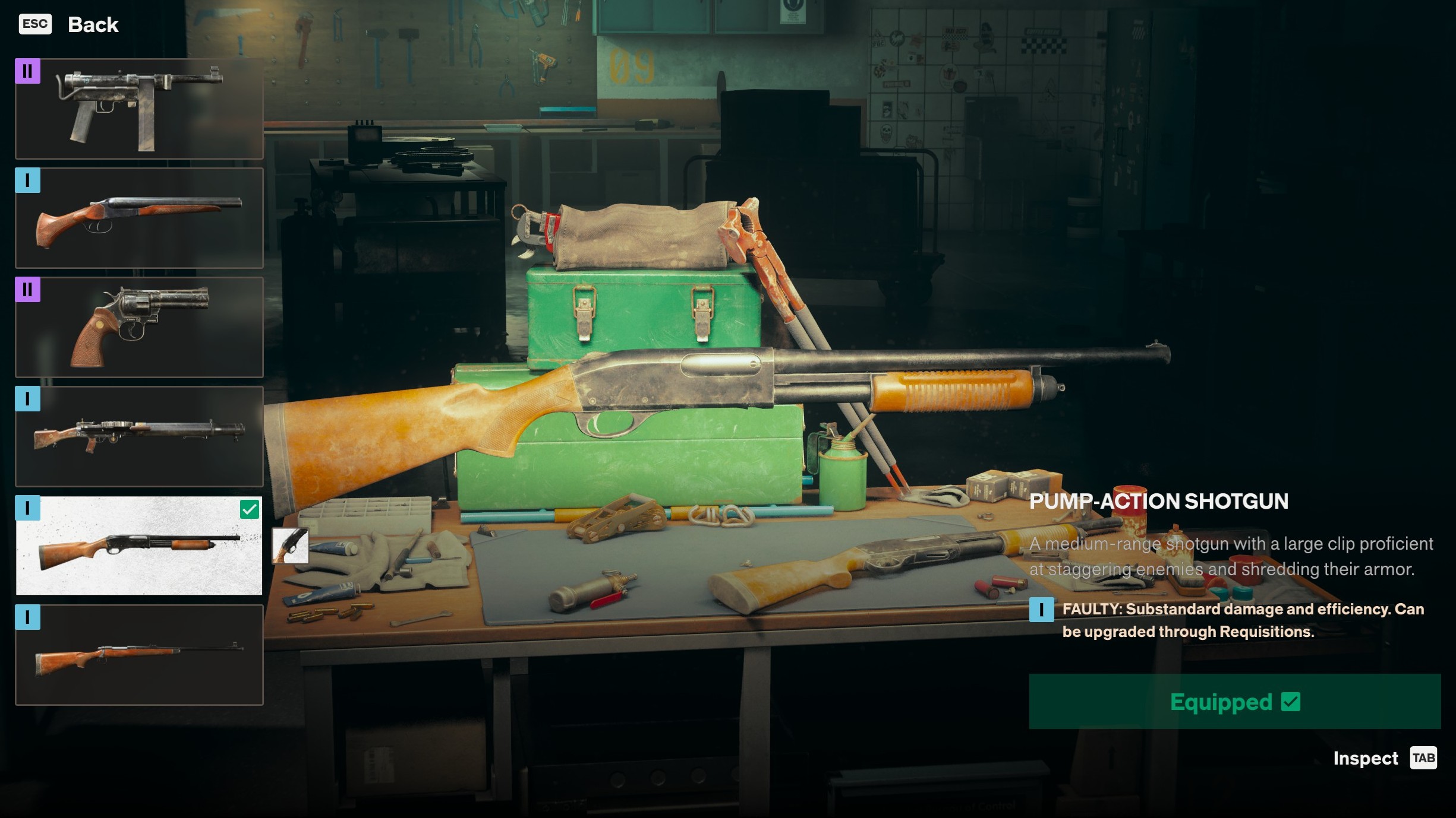 Firebreak best weapons - Pump-Action Shotgun