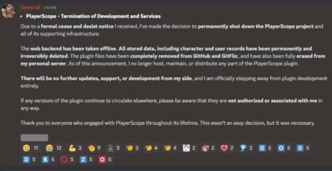 FF14 ‘stalker plugin’ PlayerScope shut down after creator says they were sent a cease & desist—though that’s not quite the end of it