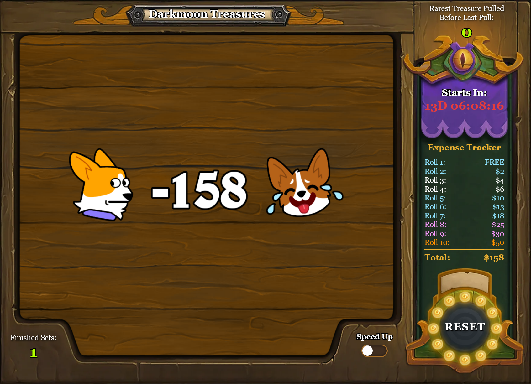 Darkmoon Faire Treasures Simulator screen