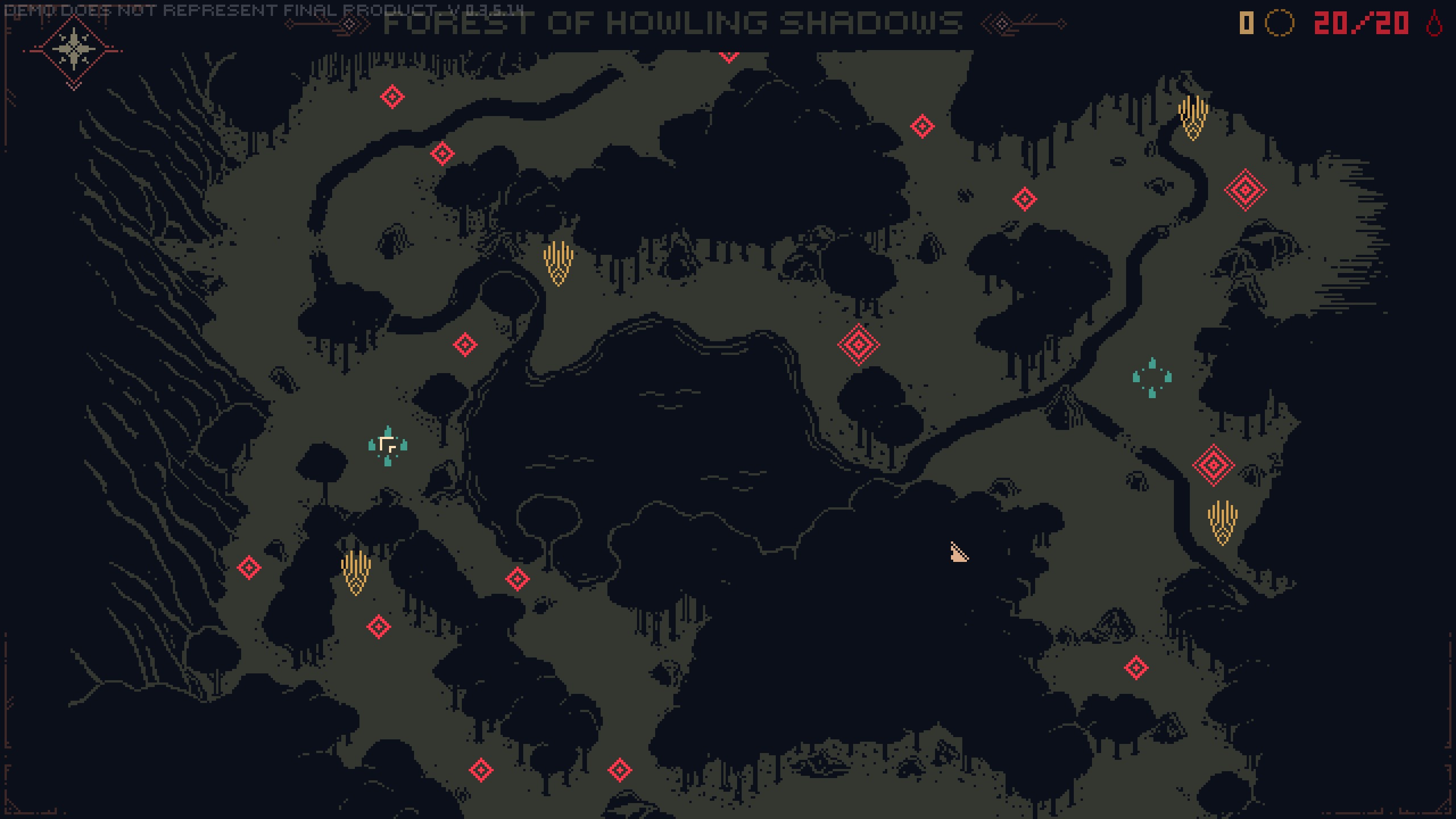 Various screenshots from Death Howl, a soulslike deckbuilder from The Outer Zone