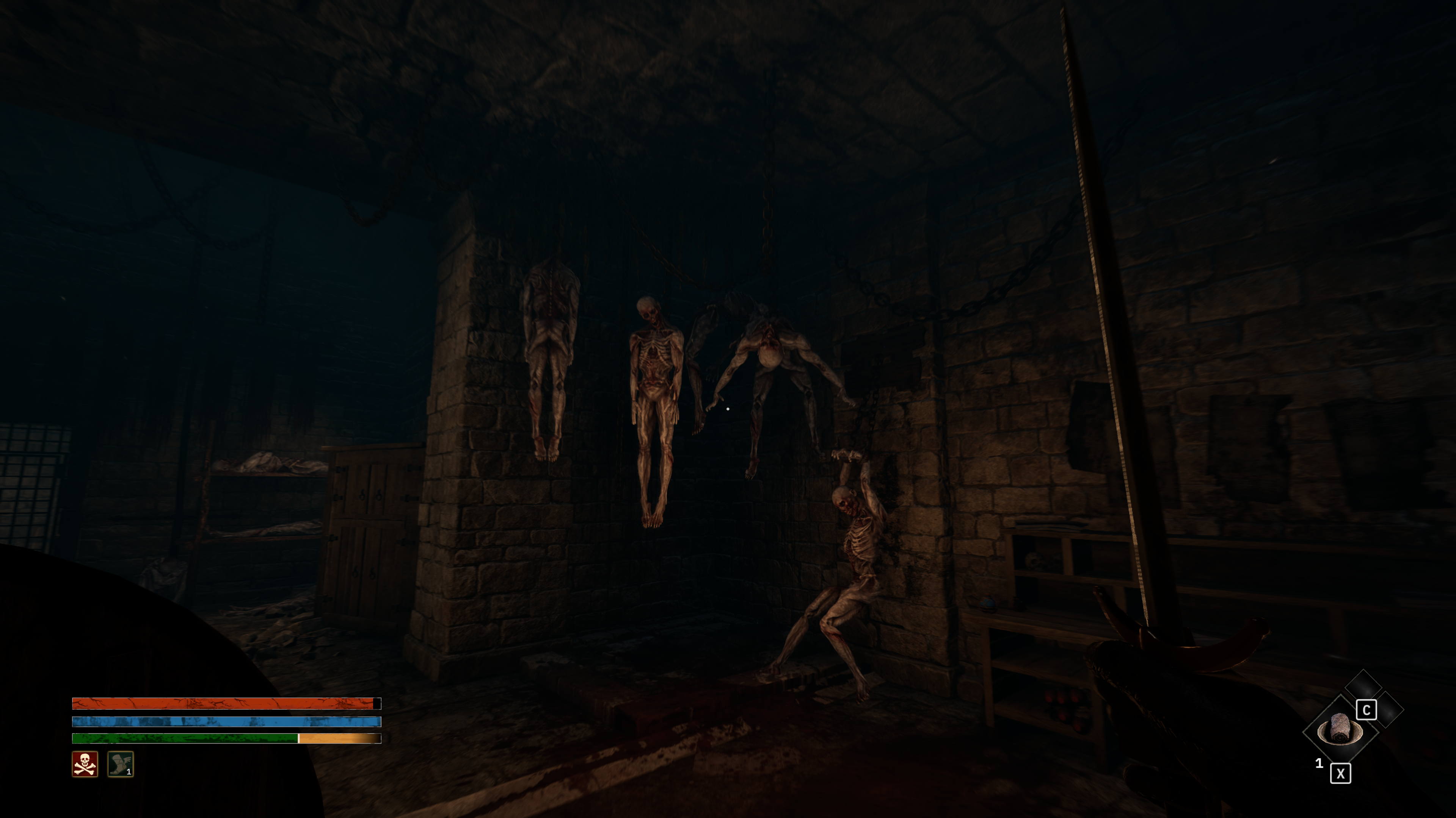 The Fall of Avalon: Tainted Grail screenshot showing female hero exploring Avalon.