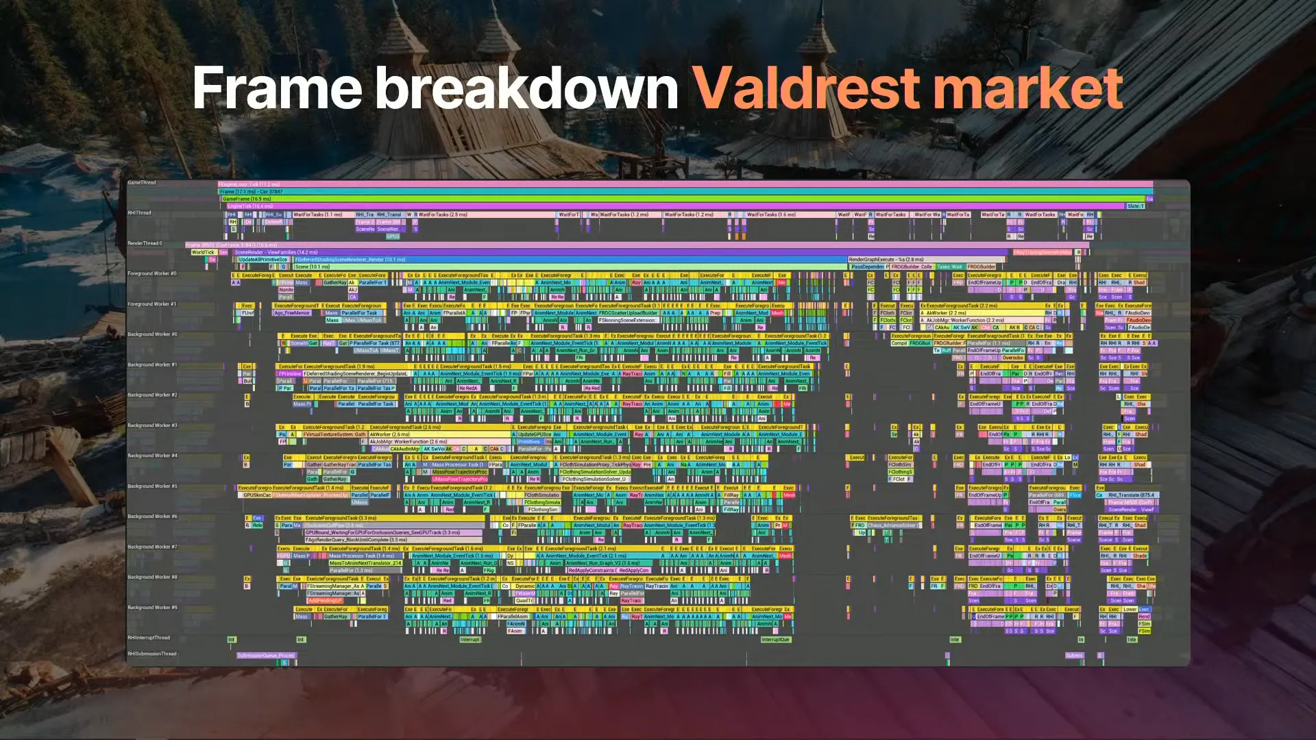 A screenshot of a live broadcast presentation by Epic Games and CD Projekt Red at the 2025 Unreal Fest event in Orlando, US