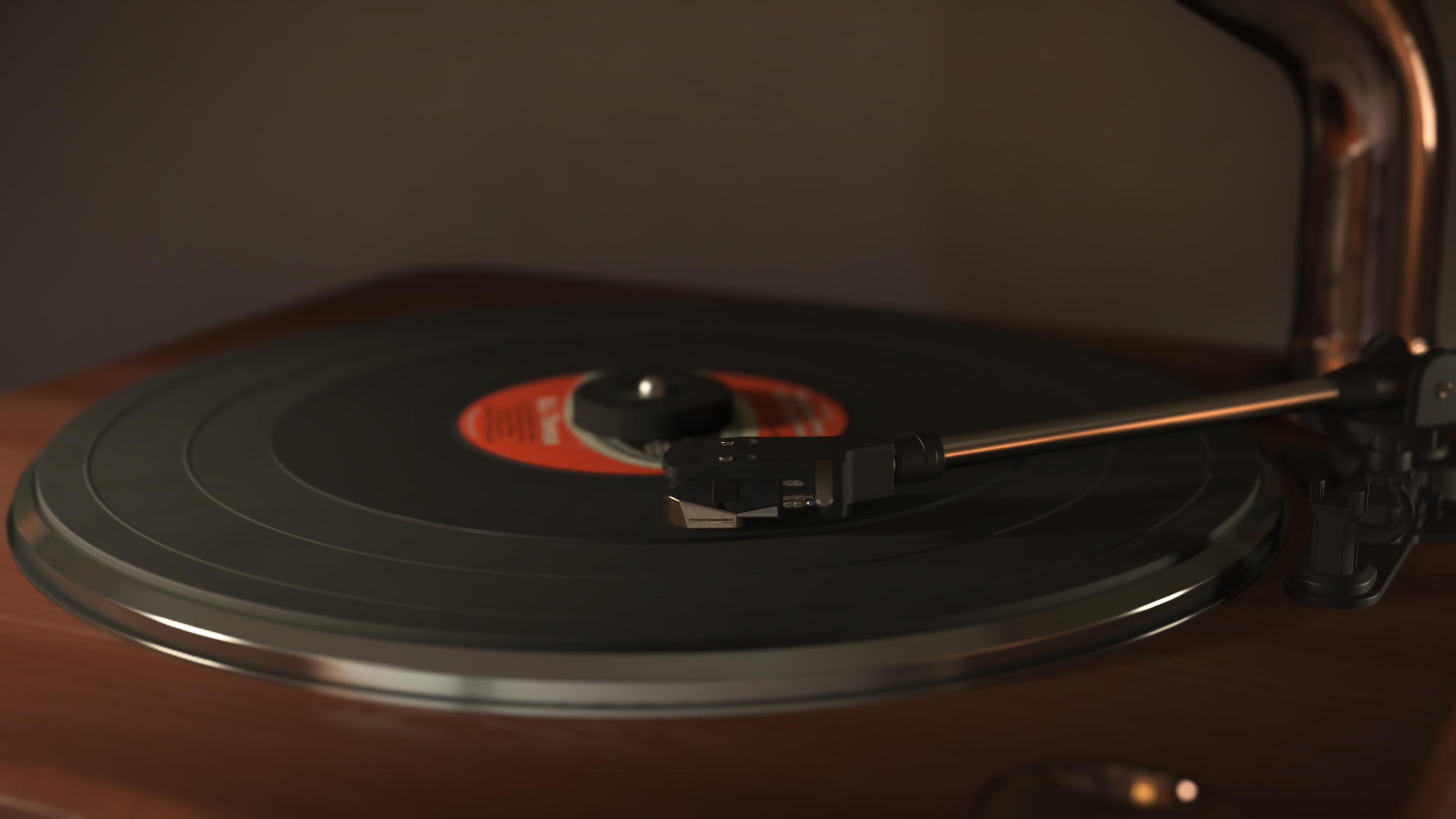 A turntable in Sam Bridges’ home in Death Stranding 2 A turntable in Sam Bridges’ home in Death Stranding 2