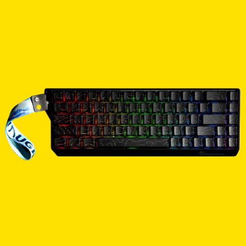 Gamakay x NaughShark NS68 on a yellow background