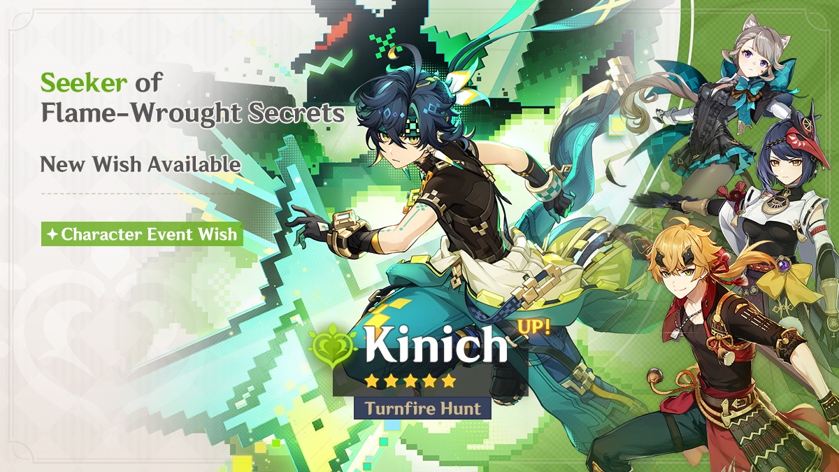 Genshin Impact Banners - Kinich in version 5.6.