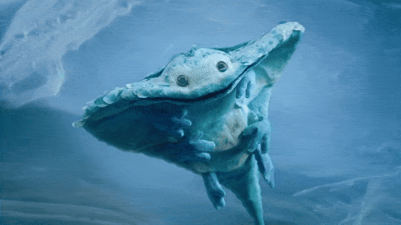 The manta-like Aleph from Out of Words.