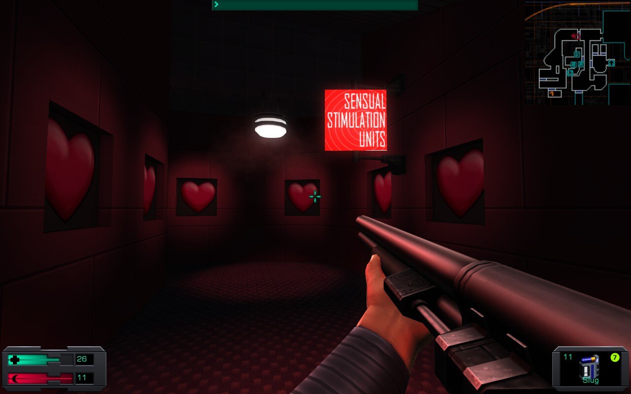 Sensual Simulation hallway in System Shock 2.