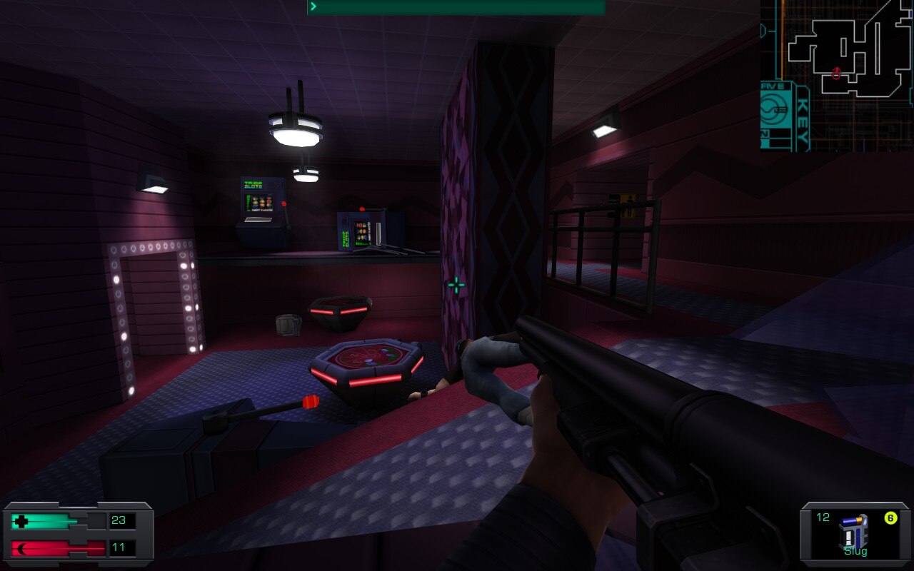 Casino aboard ship in System Shock 2