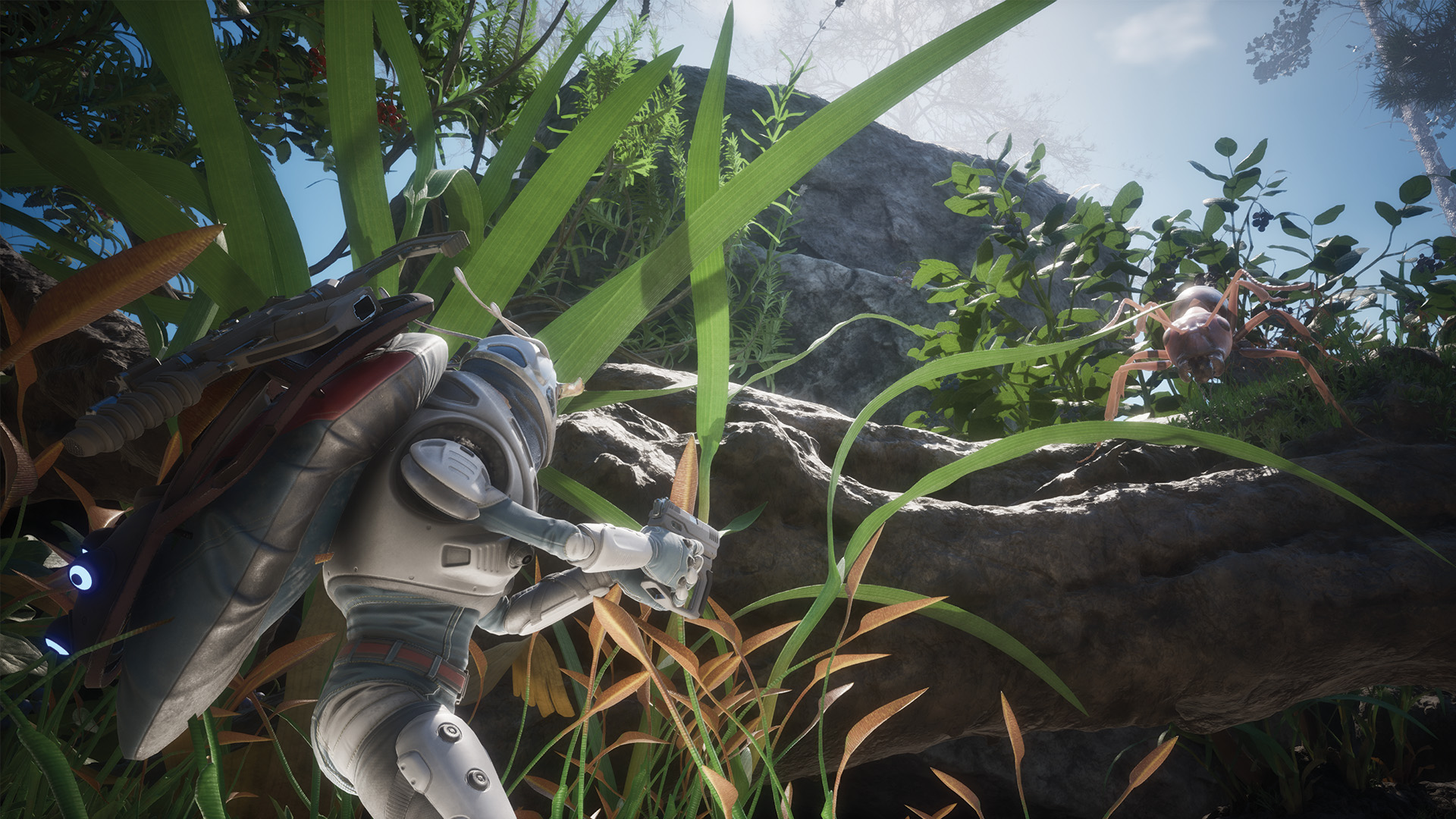 A tiny alien guy with a gun in a stand off with an ant in Infinitesimals A tiny alien guy with a gun in a stand off with an ant in Infinitesimals