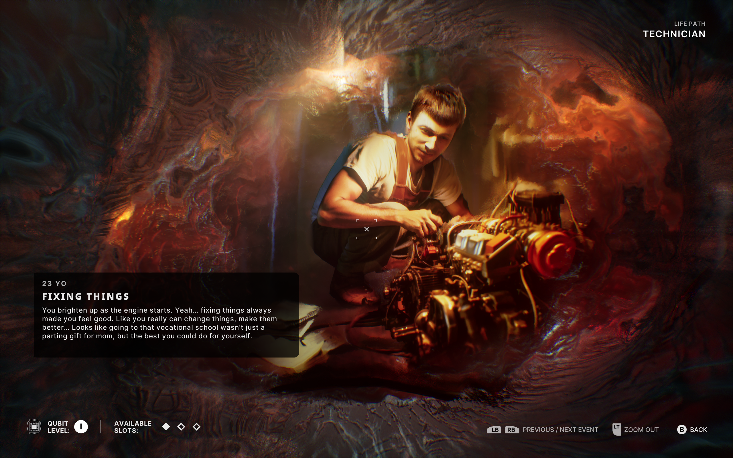 The Alters screenshot showing a technician.