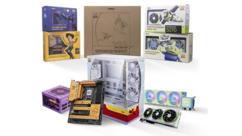 The Claaaaw: MSI unveils Toy Story gaming PC parts with Buzz GPU, Woody motherboard and Pizza Planet cooler
