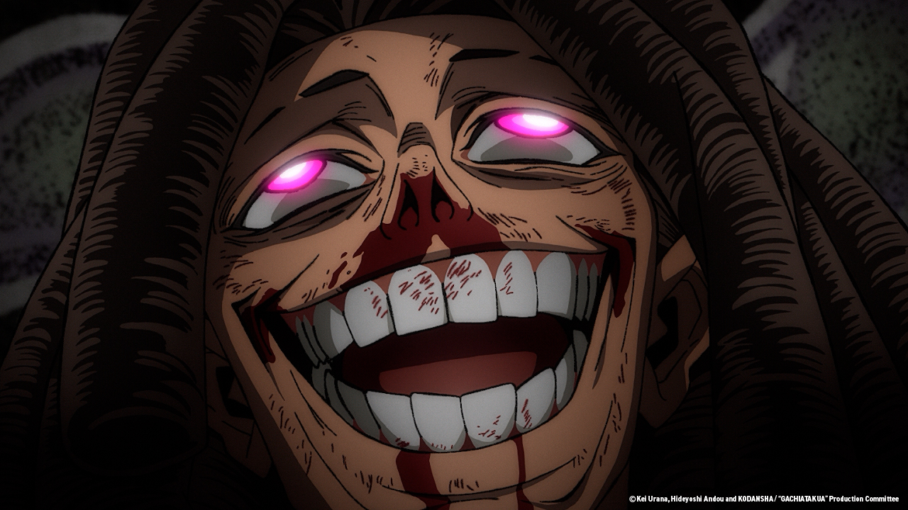 Image from the Gachiakuta second trailer showing a character wtih dreads smiling. Image from the Gachiakuta second trailer showing a character wtih dreads smiling.