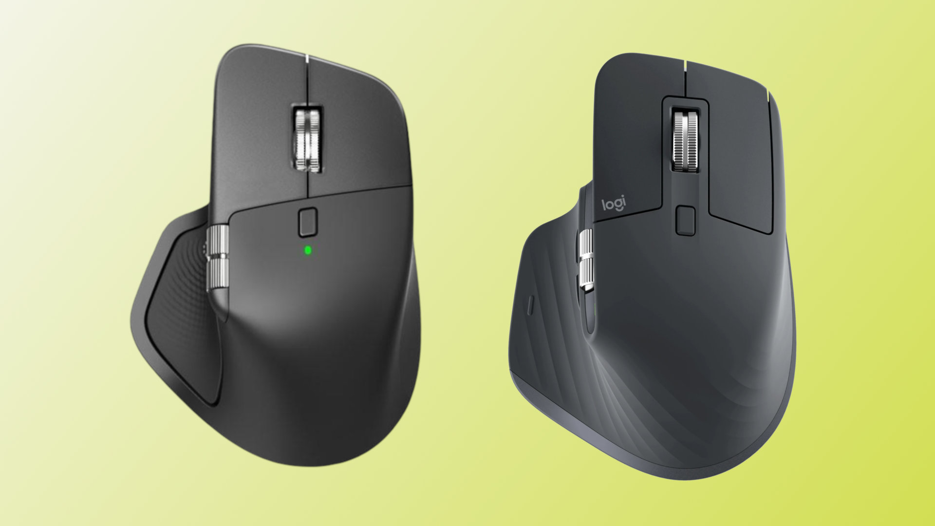 An image of the Logitech MX Master 4 in the EUIPO database (right) compared to an image of the Logitech MX Master 3S.