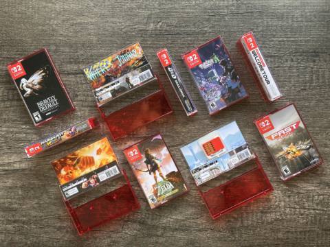 These Nintendo Switch 2 cassette tape cases look better than the official boxes