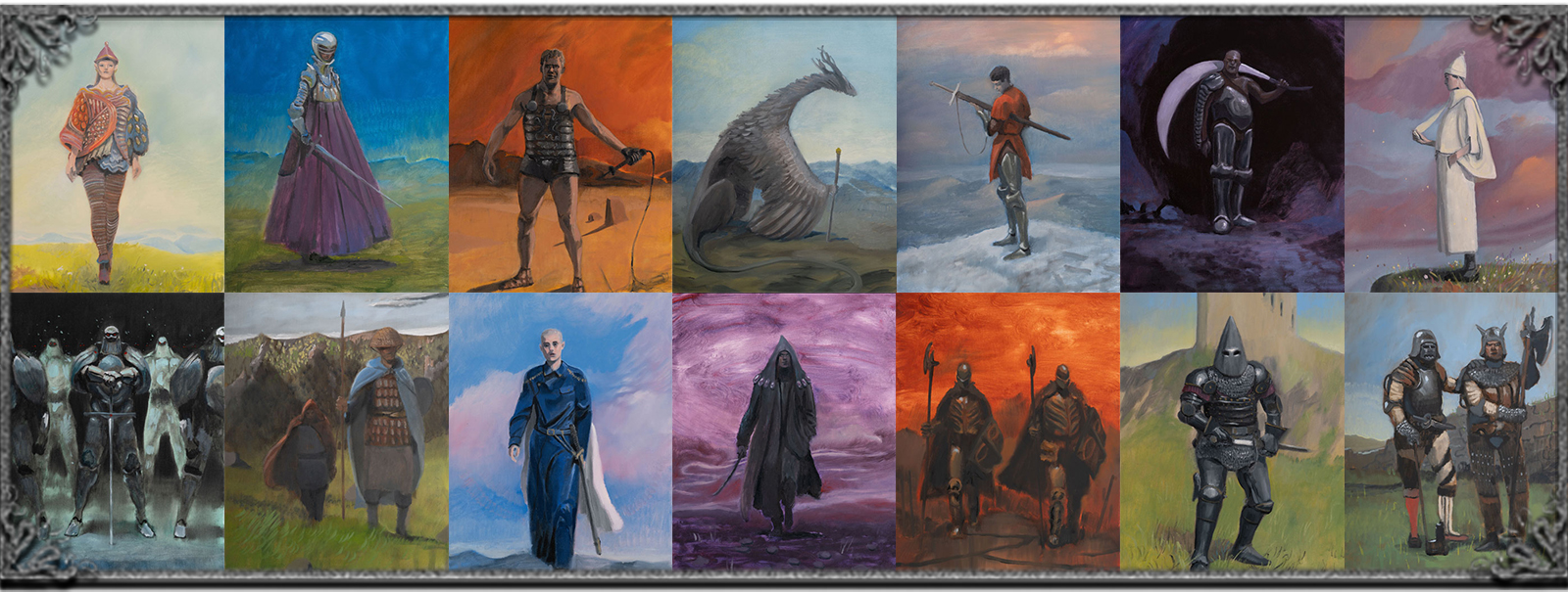 A series of fantasy portraits