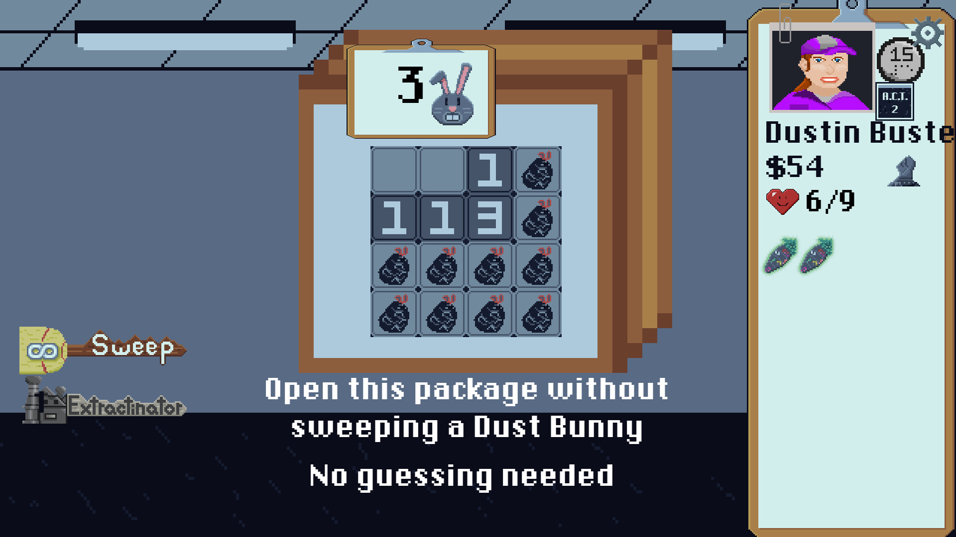 Trying to open a package in BroomSweeper.