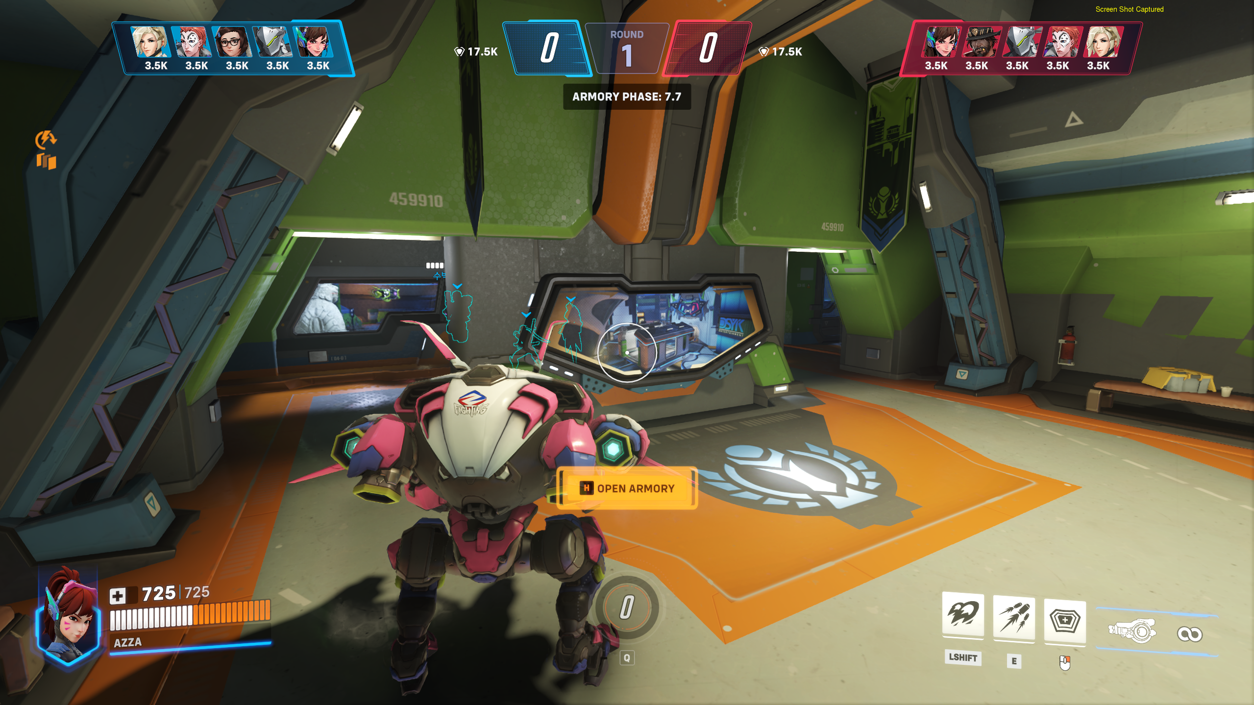 D.Va in Stadium spawn