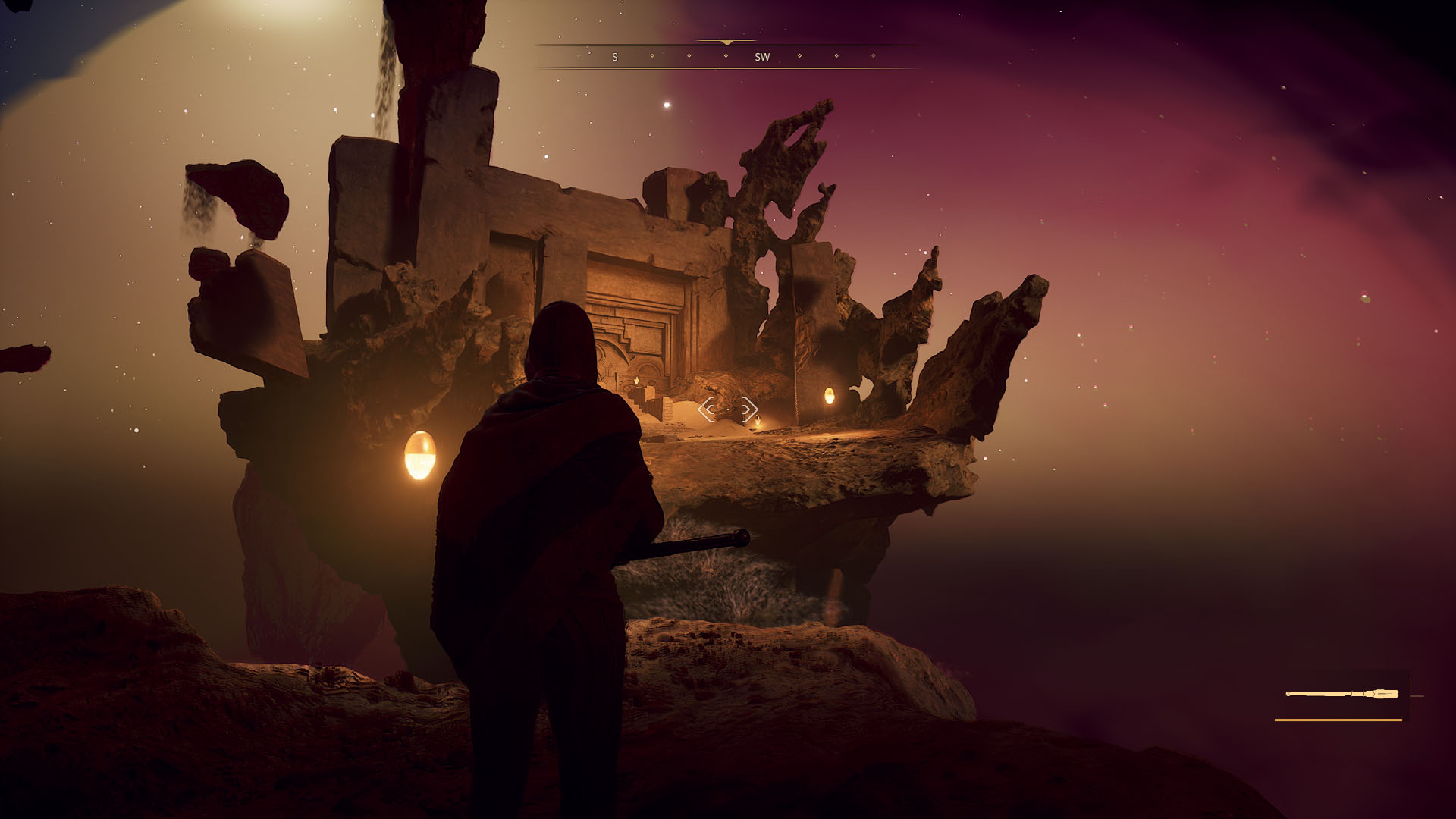 A Dune: Awakening screenshot showing part of a Trial of Aql, a special kind of dimension we visit in the game