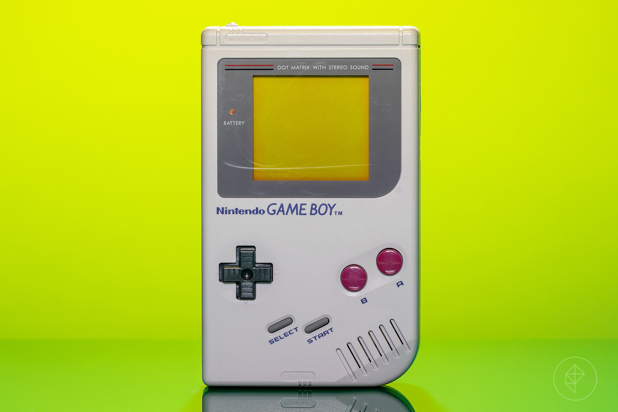 A photo of the original Nintendo Game Boy (1989)