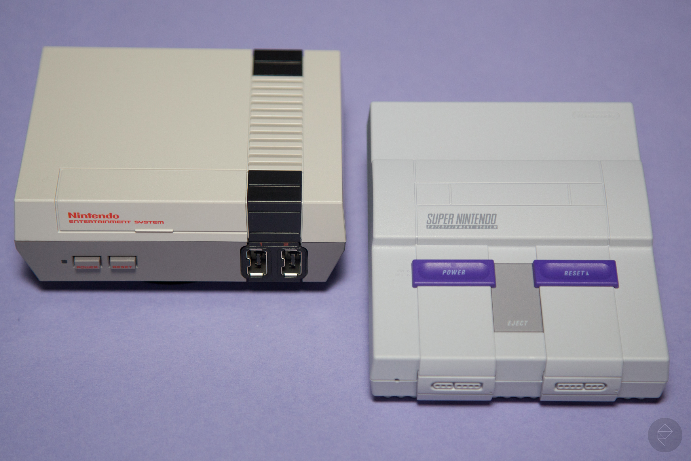 The photo of the SNES Classic and NES Classic side by side
