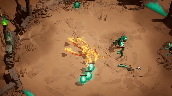 A wizard of legend performs a spell in Wizard of Legend 2 A wizard of legend performs a spell in Wizard of Legend 2