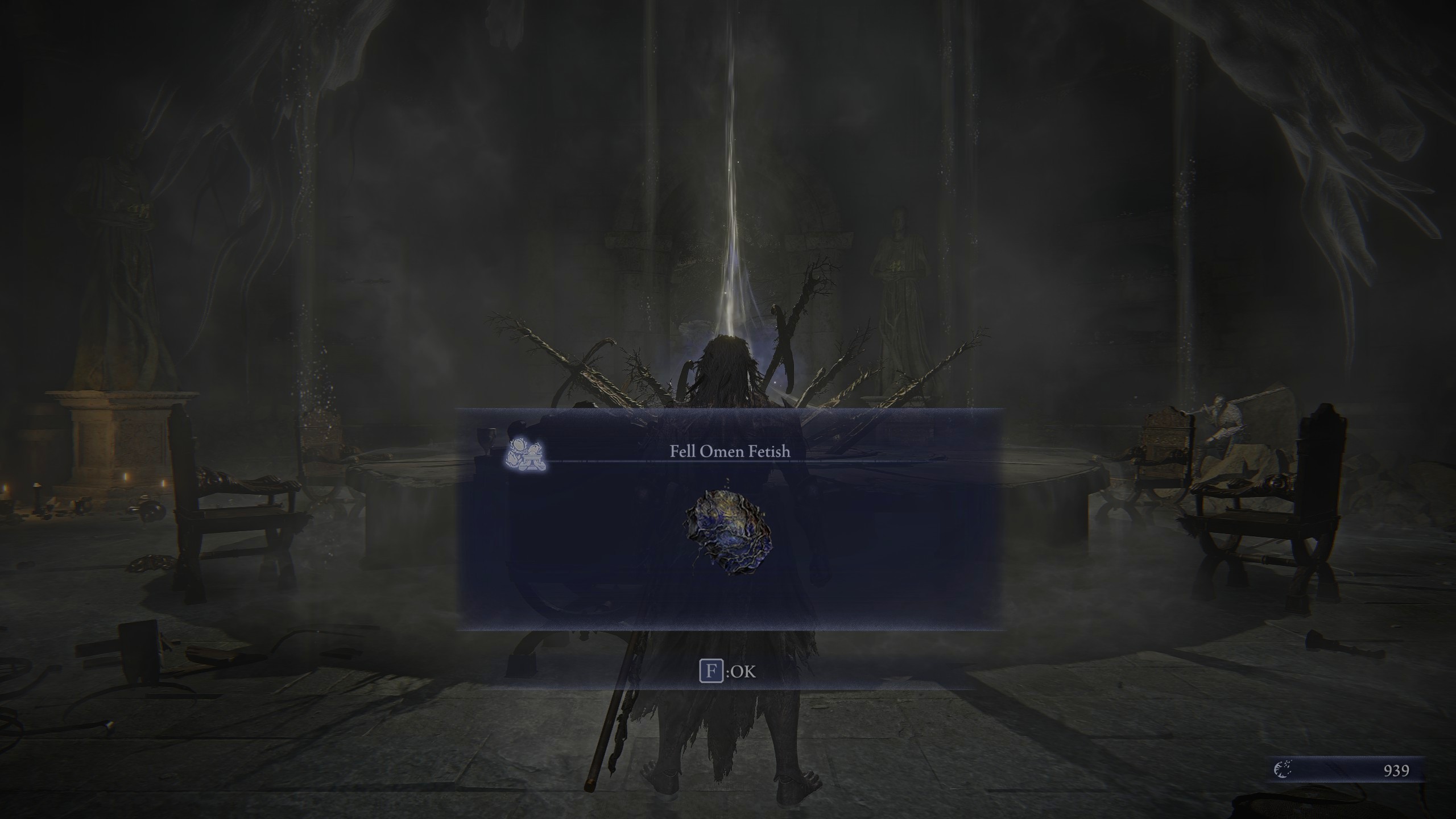 Fell Omen Fetish received in Elden Ring Nightreign