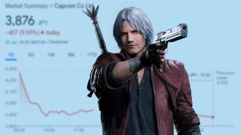 After Devil May Cry 5 outsells Monster Hunter Wilds in Capcom’s latest financial quarter, publisher’s share prices tumble