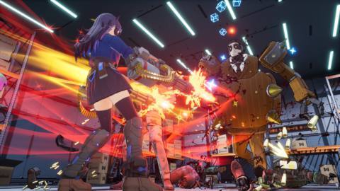 Cyborg schoolgirls destroy capitalism in cheeky new action game from Earth Defense Force devs
