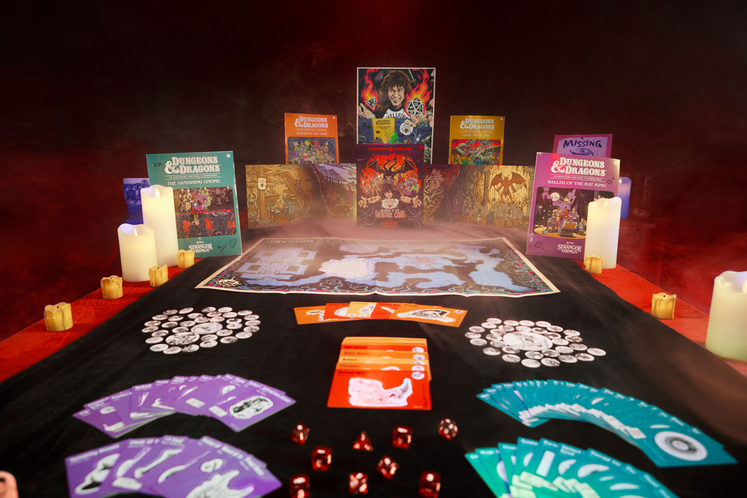 Image of board game Stranger Things: Welcome to the Hellfire Club