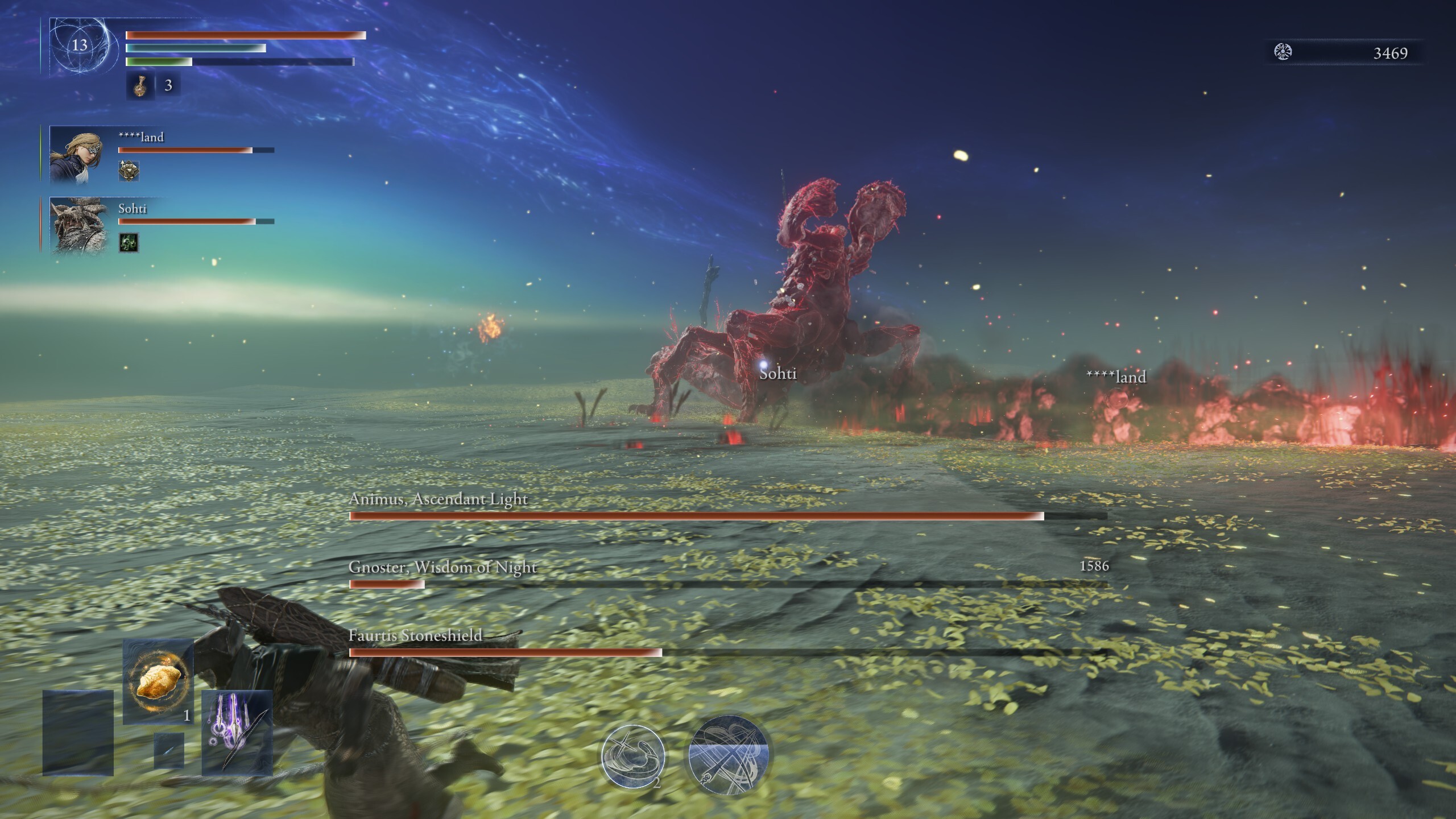 Sentient Pest fire ground attack