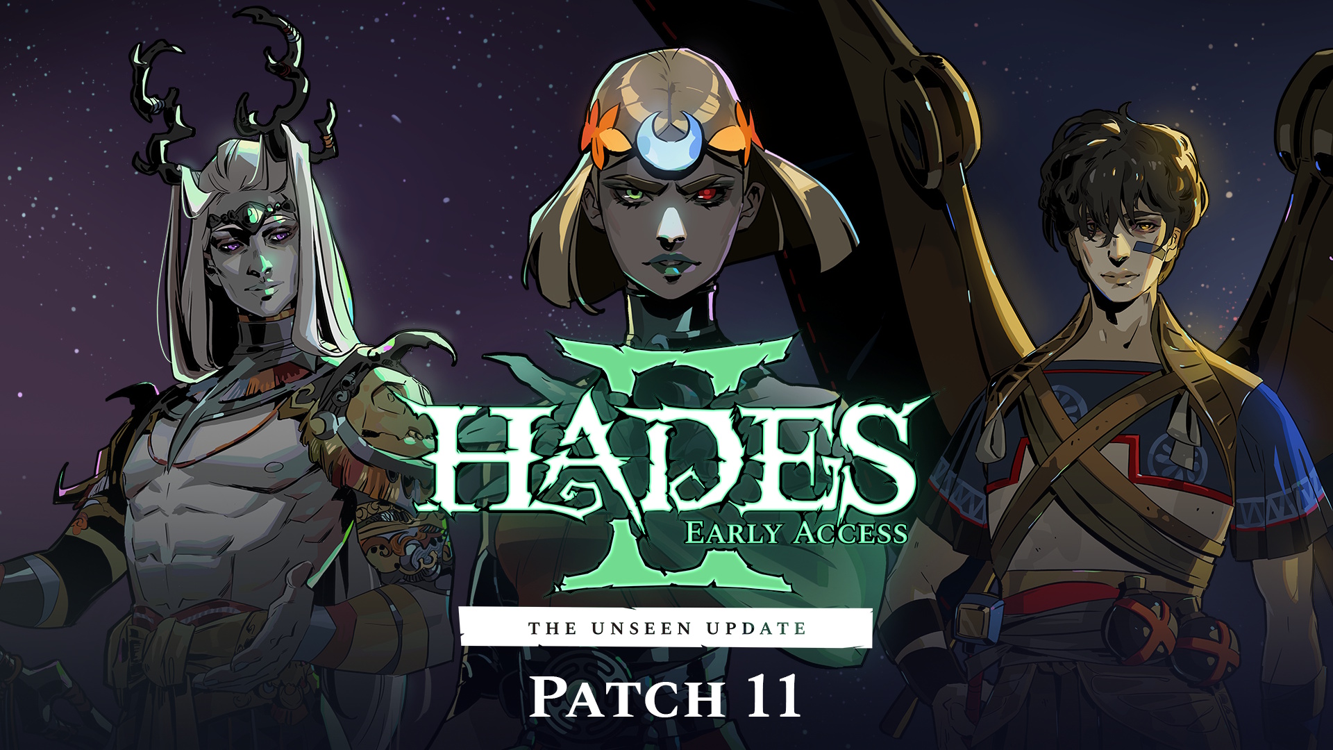 Hades 2 Patch 11’s key art, with Melinoe standing next to Icarus
