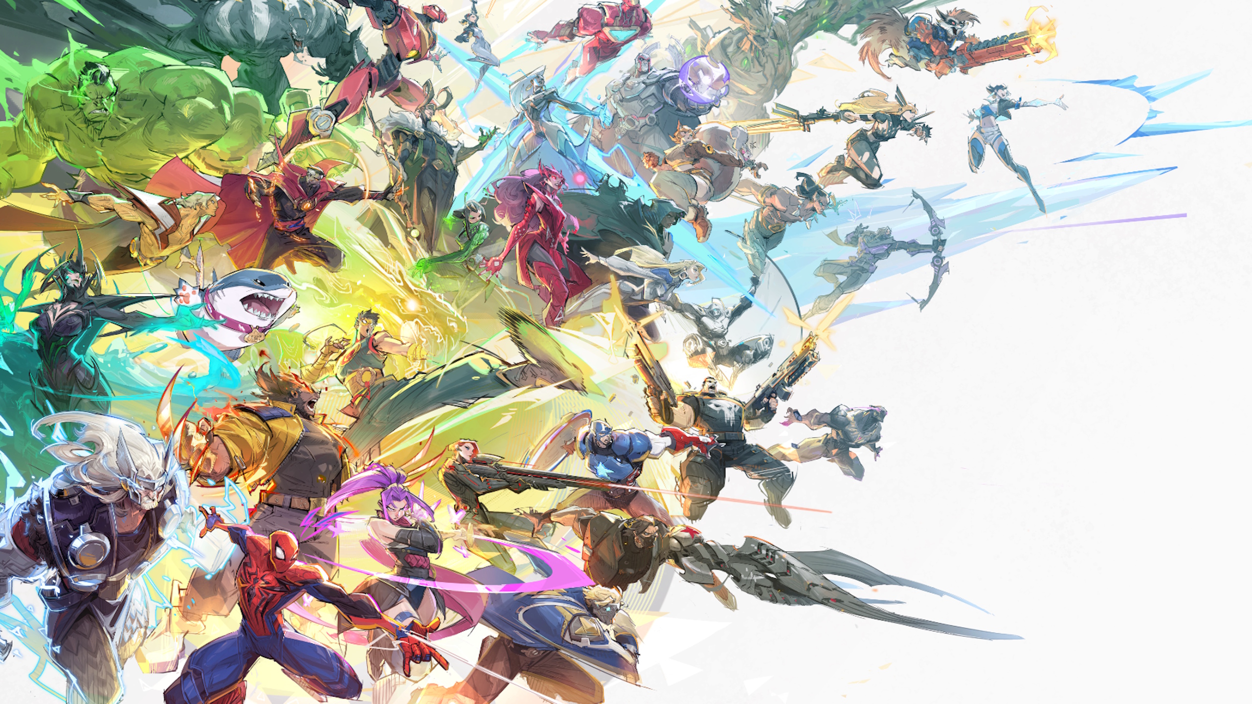 The hero roster of Marvel Rivals The hero roster of Marvel Rivals