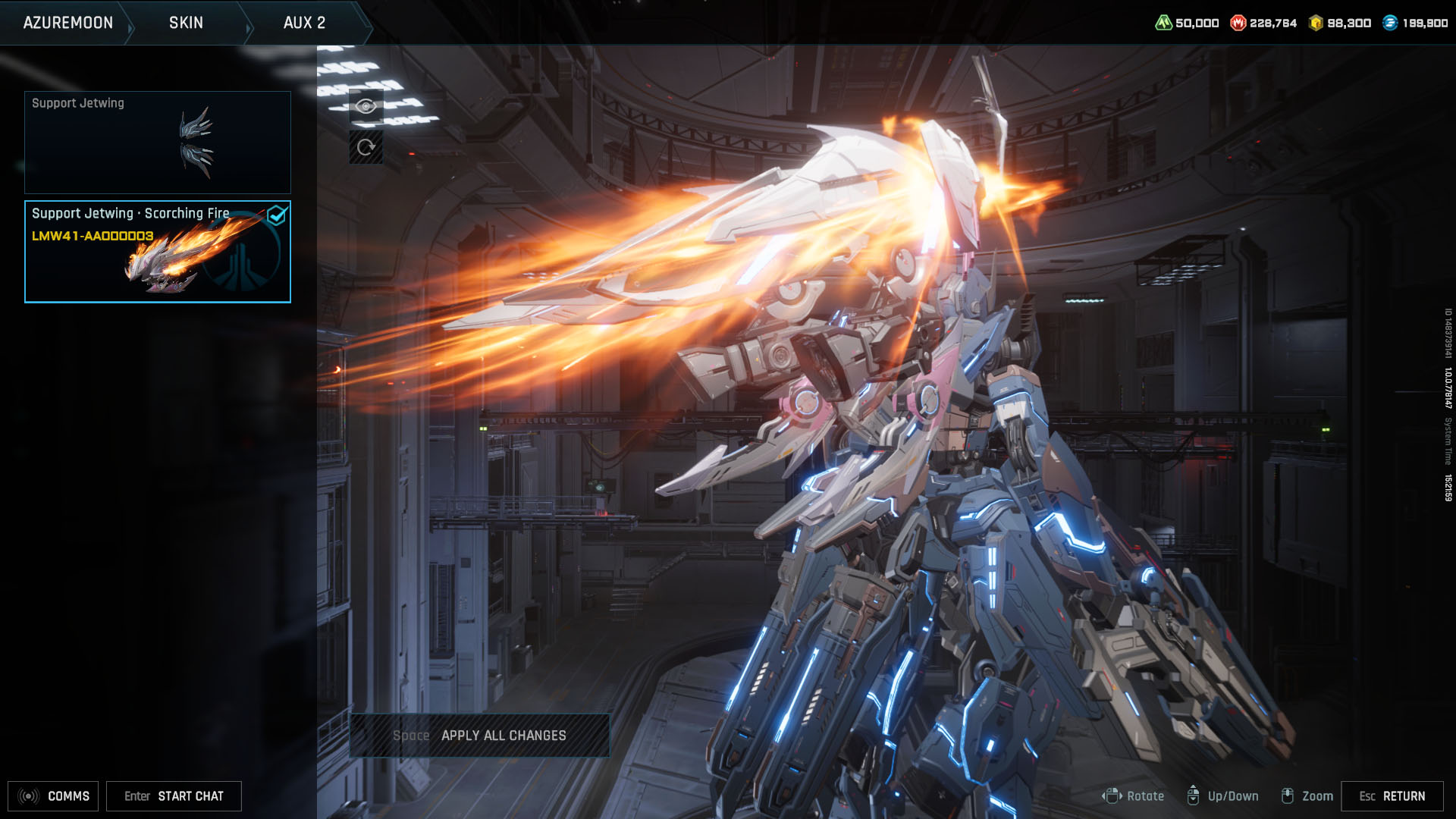 A Mecha Break screenshot showing the skin you can use for the Support Jetwing. A Mecha Break screenshot showing the skin you can use for the Support Jetwing.