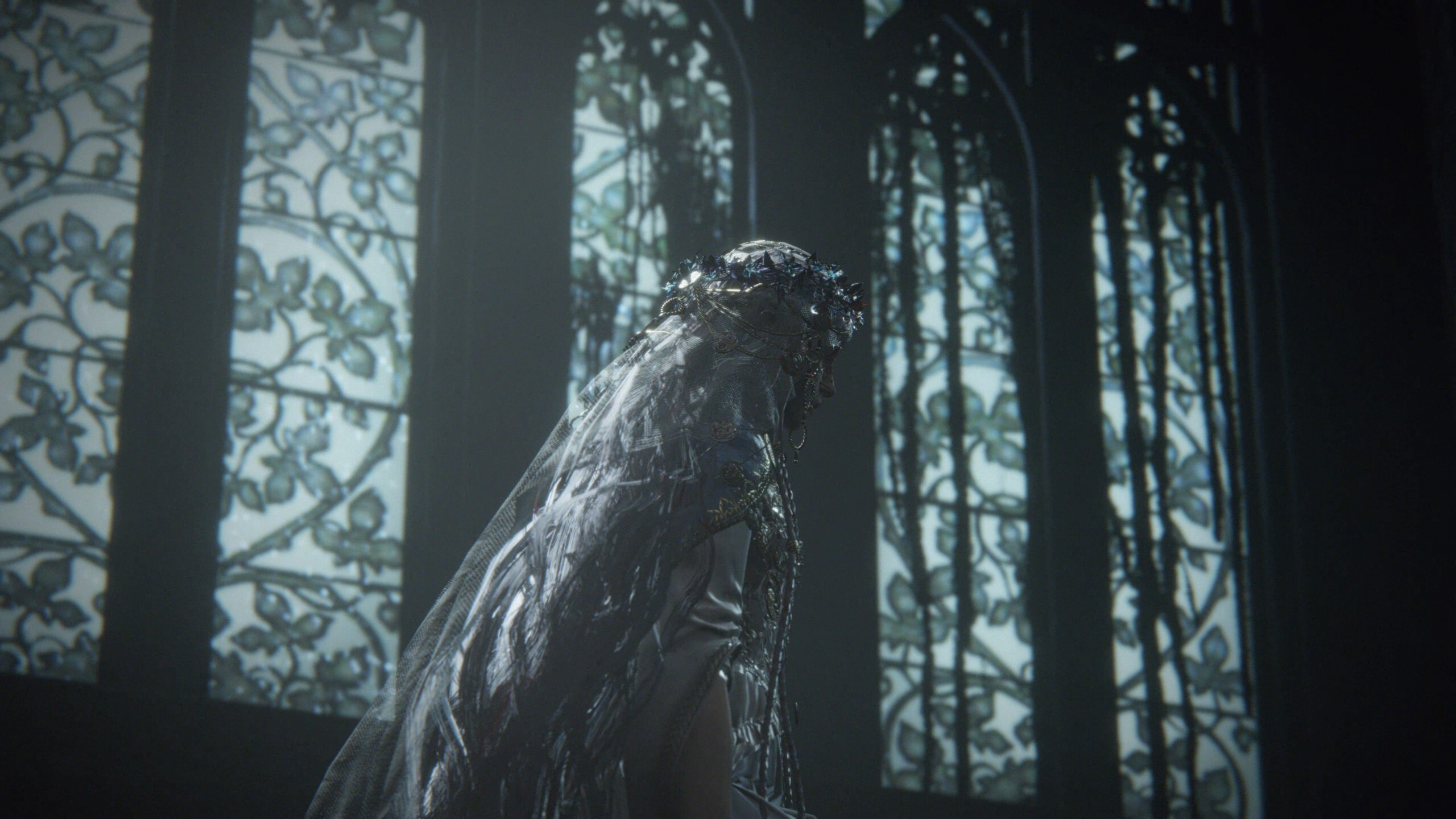 Revenant standing next to a window