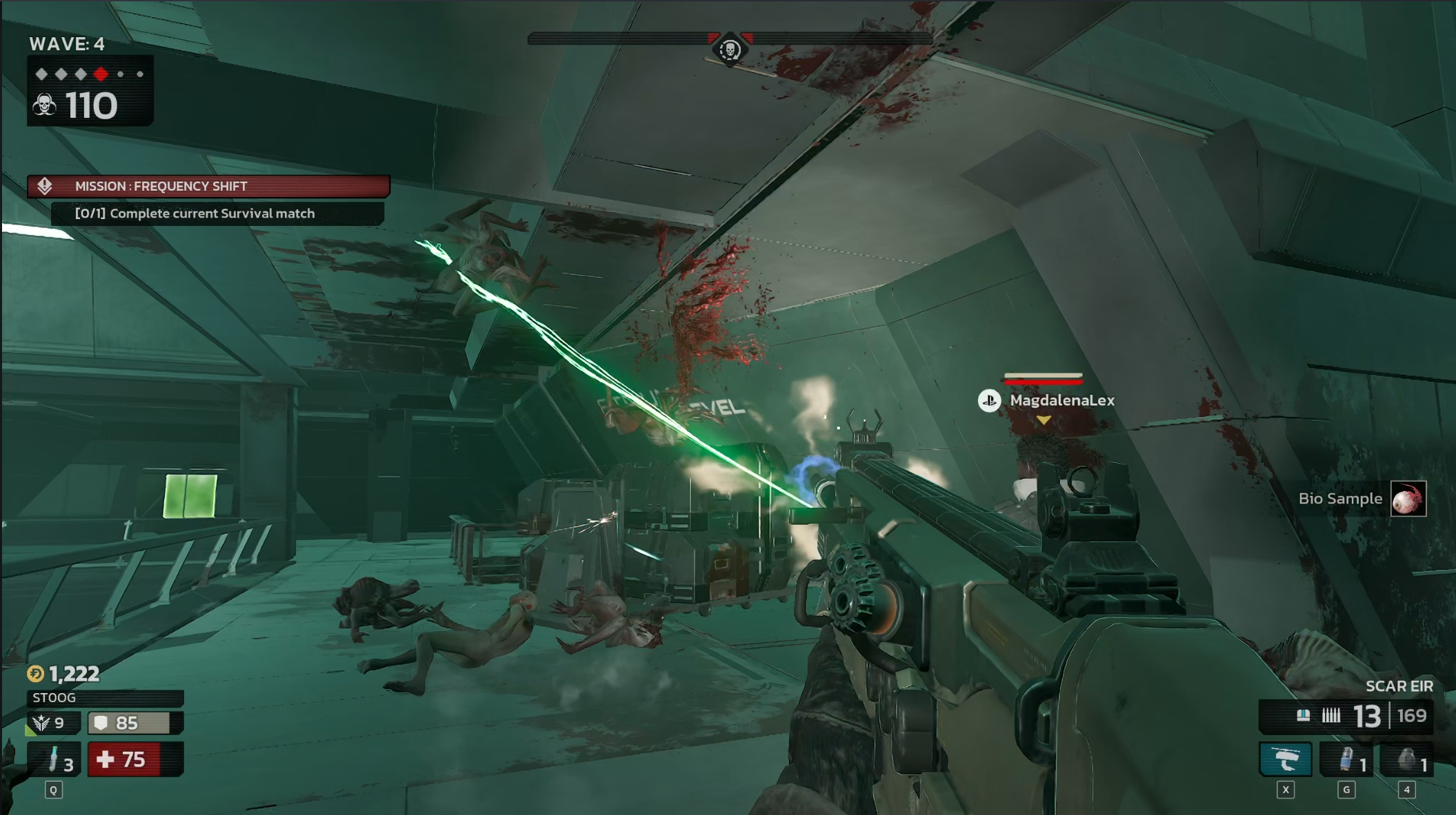 Someone zapping a zed