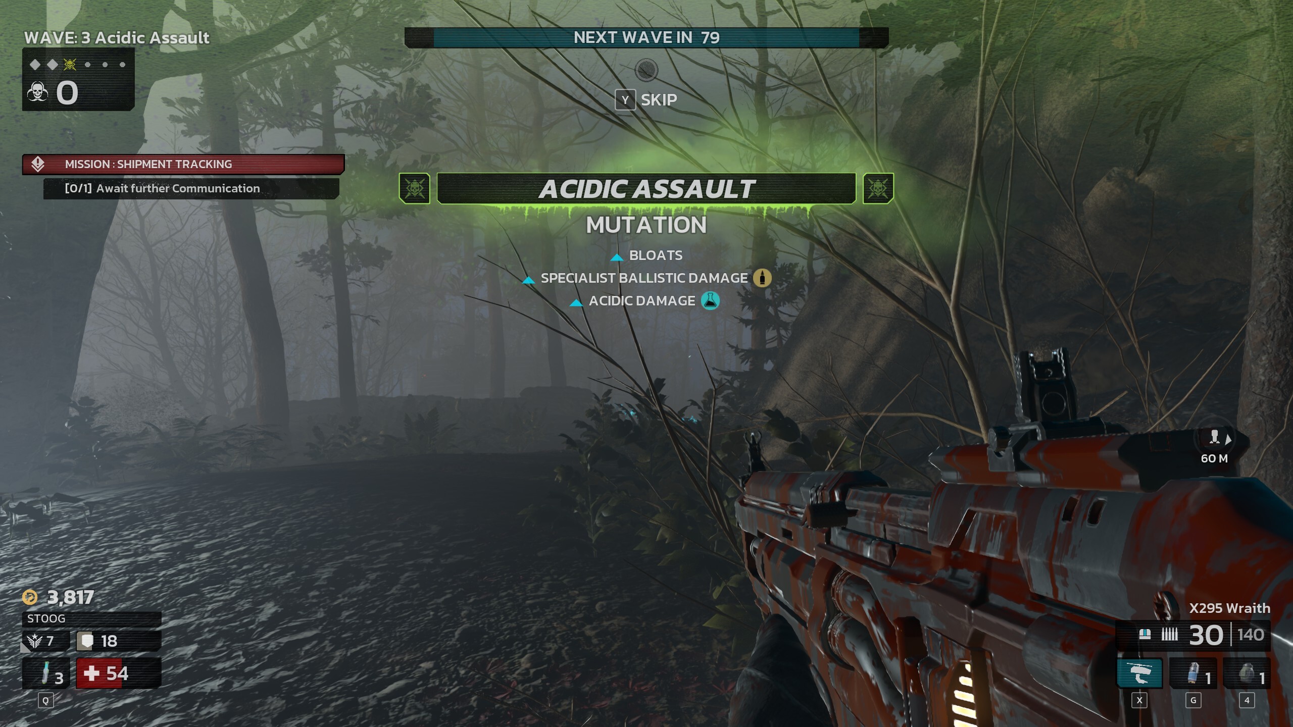 Gaining a mutated ability mid round