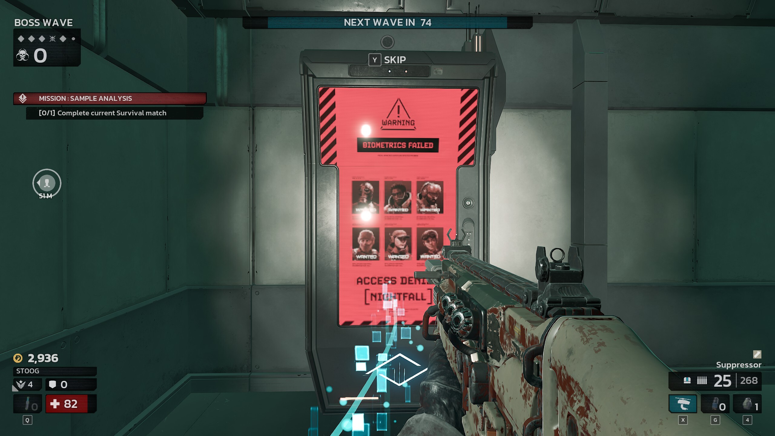 The strategists on a warning sign