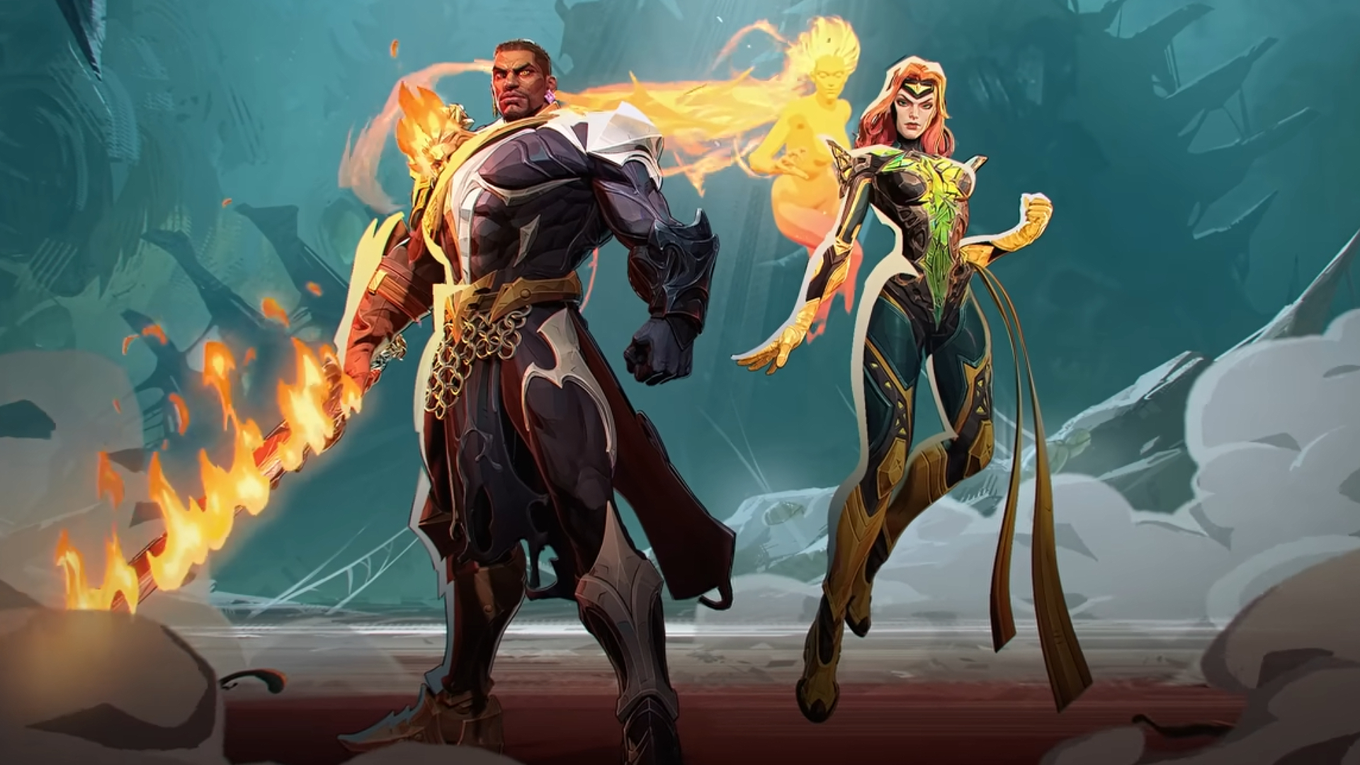 Marvel Rivals Season 3 patch notes: Blade and Phoenix standing next to eachother, with Blade's sword on fire.