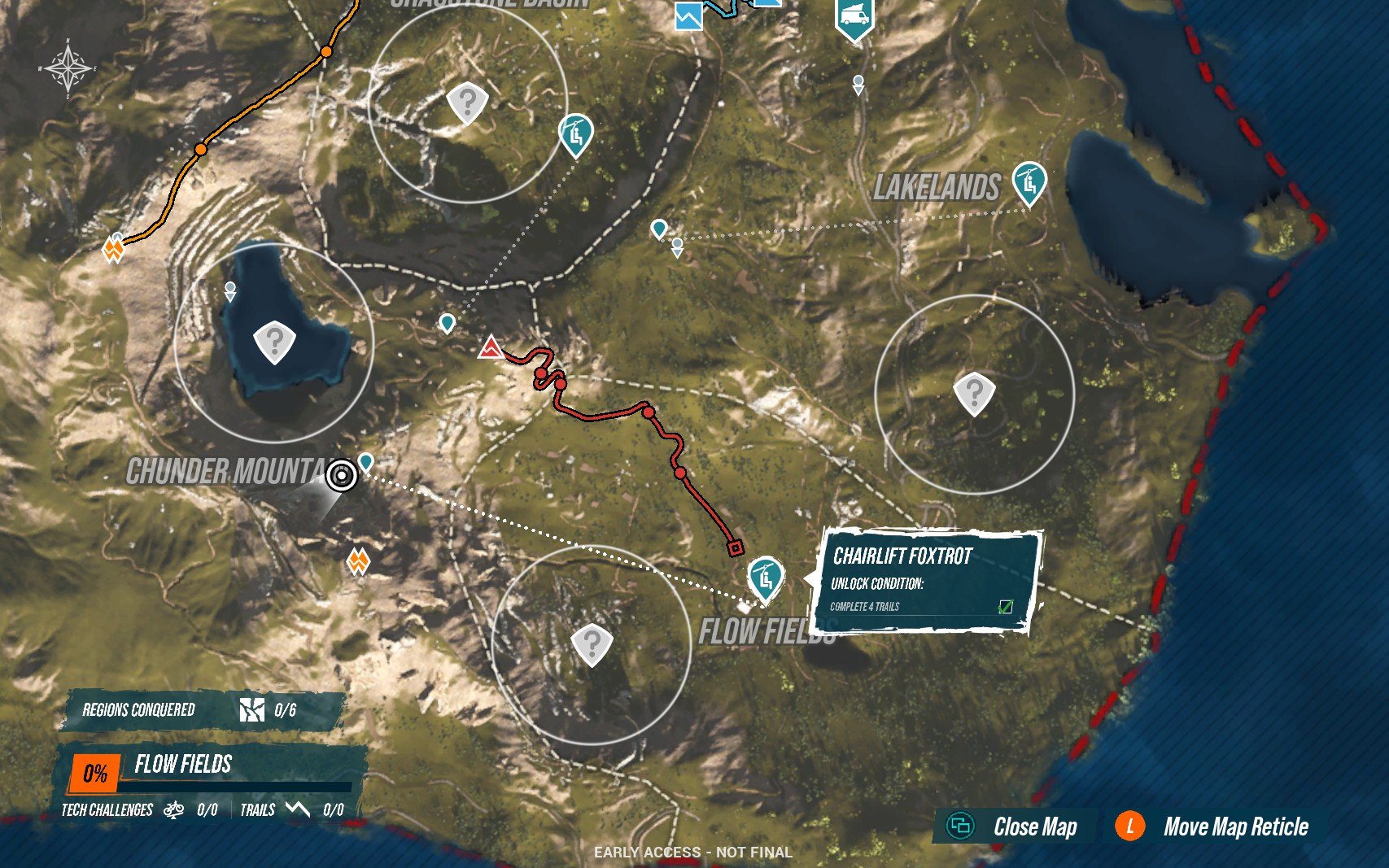 A screenshot from Mavrix by Matt Jones showing the in-game map